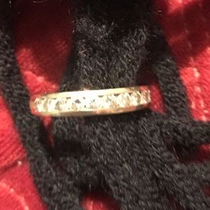 Forever band with diamonds 14K